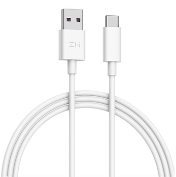 Кабель Xiaomi ZMI USB - Type-C / 5 A / 1 м AL705 Білий Білий (AL705) 2106P