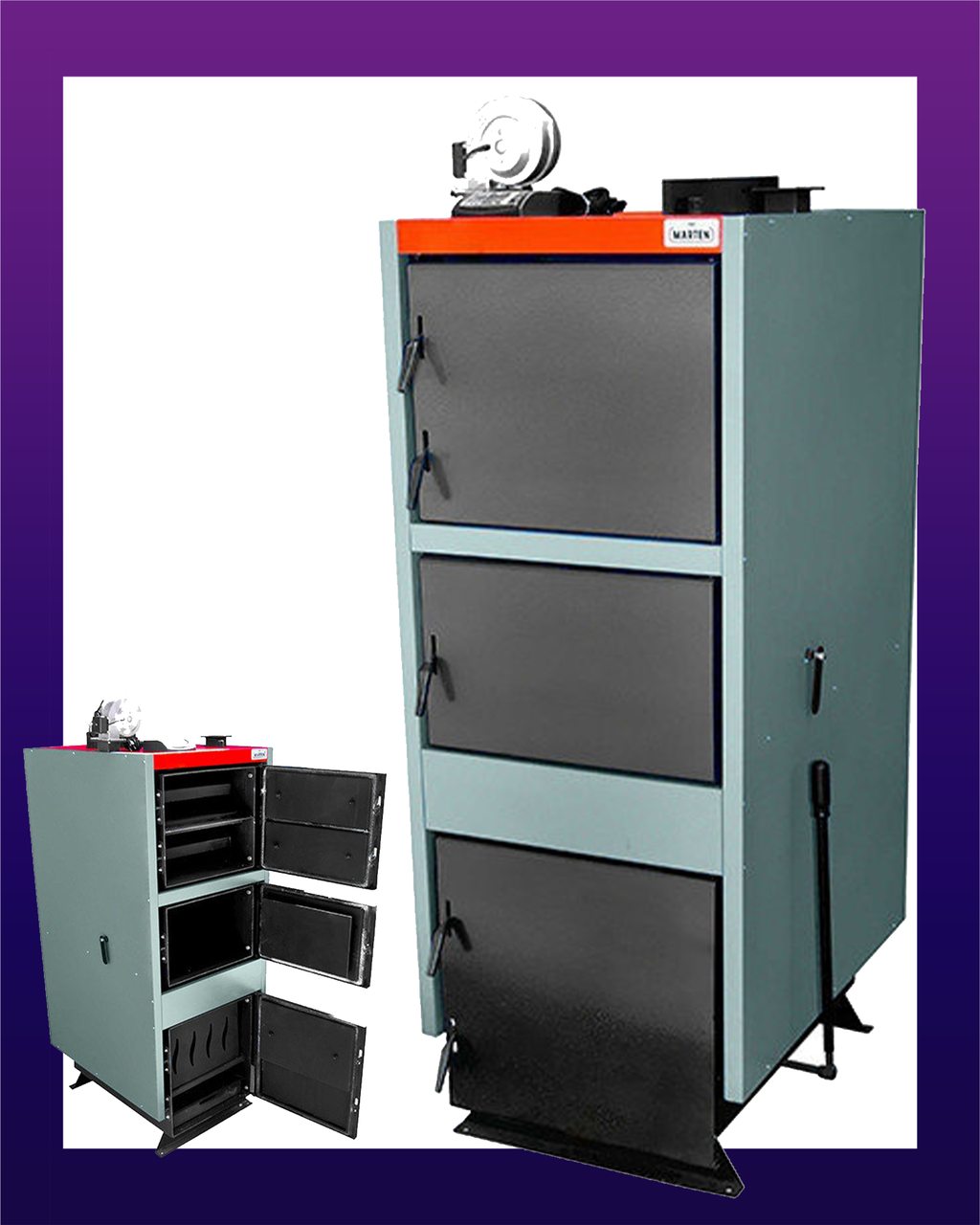 80 кВт  Котел довготривалого горіння 5 мм Marten Comfort MC, фото 1