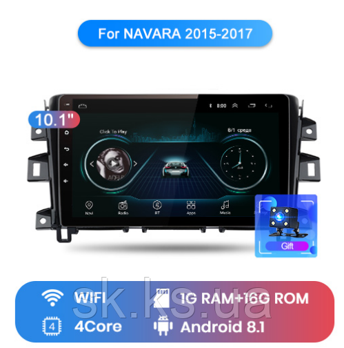 Junsun 4G Android магнітолу для Nissan Navara NP300 2015 2016 2017 2018 2019 wifi