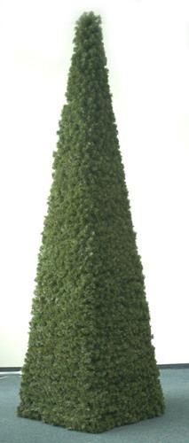 Піраміда ялинкова, 300 см, зелений, ПВХ, вироби з хвої МП-300), фото 1