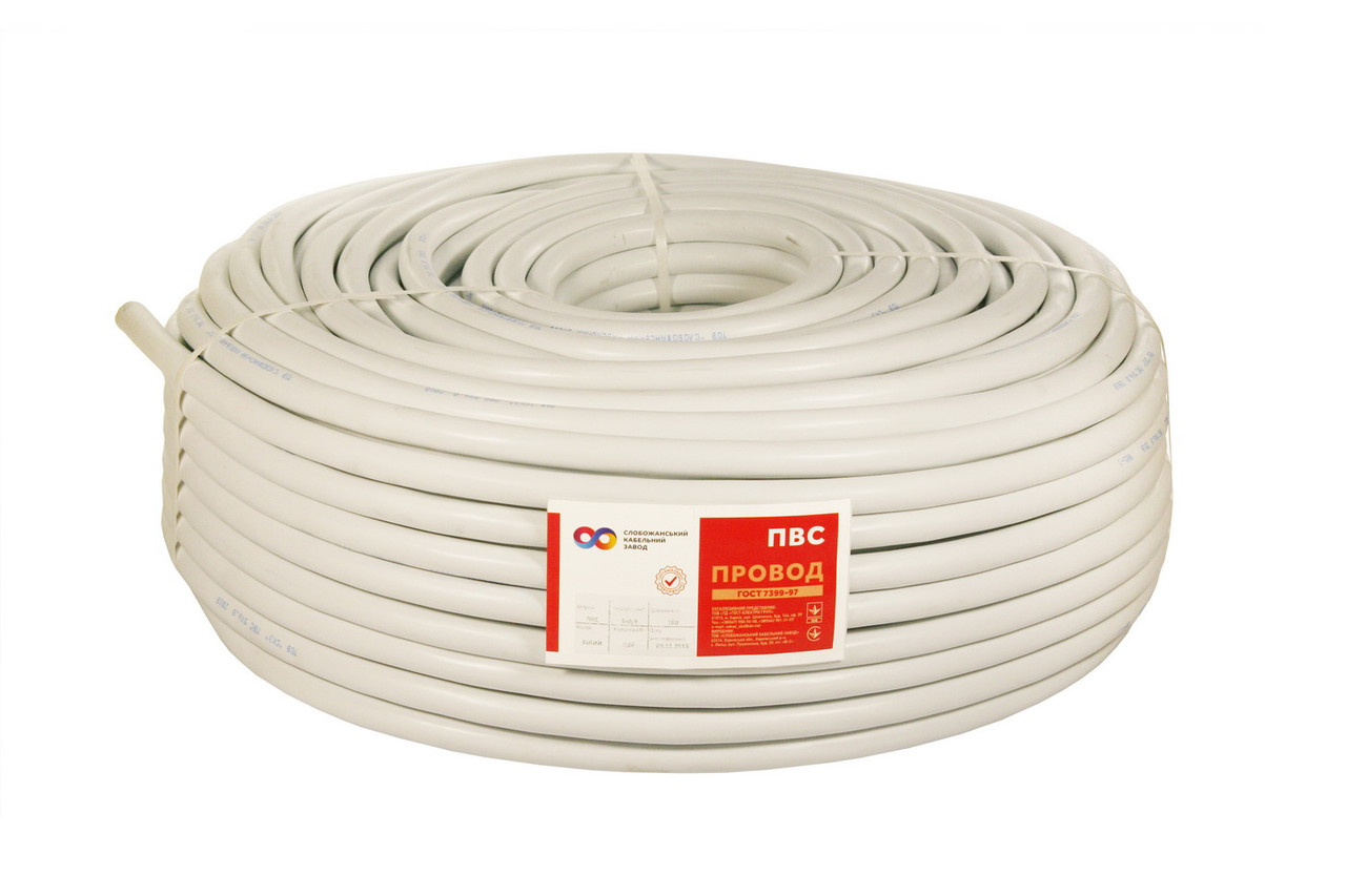 Кабель 5х6,0 ПВС мідний Слобожанський КЗ СЕРТИФІКАТ, фото 1
