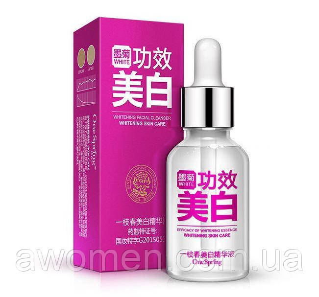 Освітлювальна сироватка для обличчя One Spring Mexican Daisy з екстрактом хризантеми 15 ml