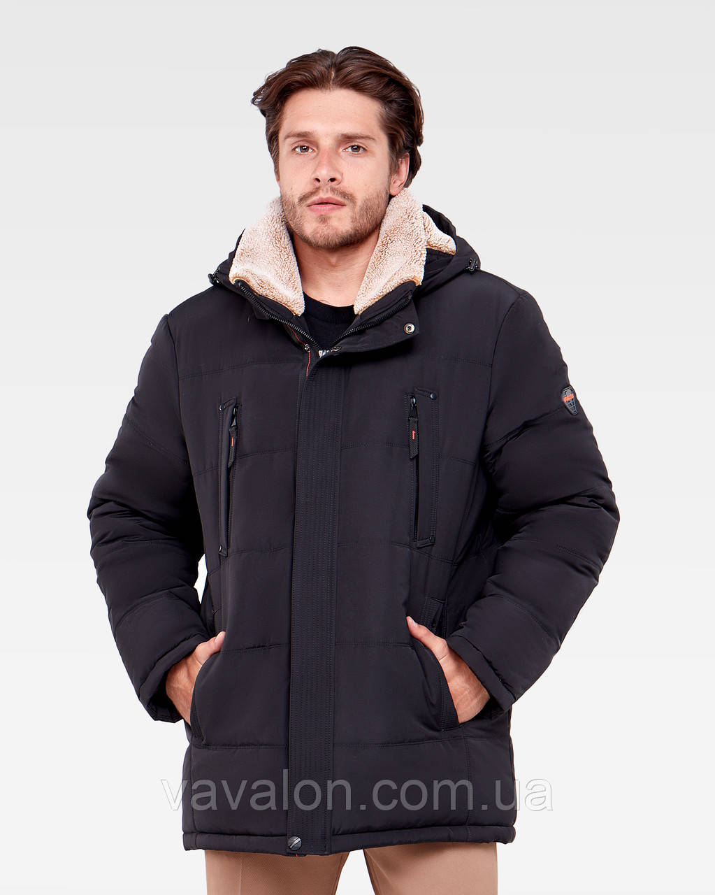 Зимова чоловіча куртка Vavalon KZ-938 black