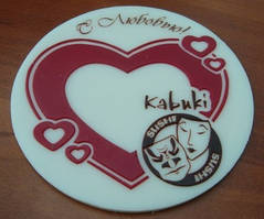 Шоколадні сувеніри з логотипом компанії до Дня Святого Валентина