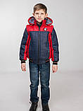 Модна демісезонна куртка-жилет для хлопчика, фото 6