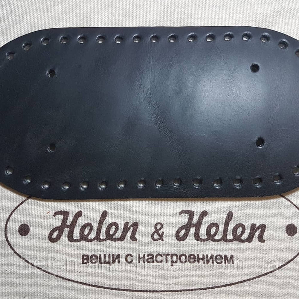 Шкіряне дно укріплене. Колір "Графіт", фото 1