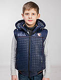 Модна демісезонна куртка-жилет для хлопчика, фото 6