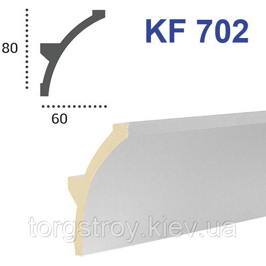 Карниз для прихованого освітлення KF 702 (2.0 м), Tesori