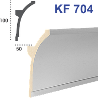 Карниз для прихованого освітлення KF 704 (2.0 м), Tesori