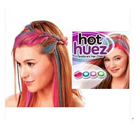 Цветные мелки пудра для волос HOT HUEZ