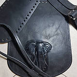 Клапан для рюкзака "Слон". Колір "Графіт"., фото 3