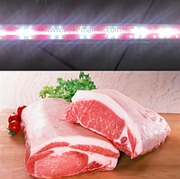 Светодиодный светильник для мясных витрин, 120см 16Вт Т8 3PIN (2красных:2белых)