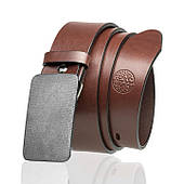 Ремінь чоловічий шкіряний Betlewski® 4 х 0,4 (LIC40-PK3) -коричневий