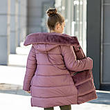 Зимова куртка-шубка для дівчинки "Плюша" 34 р, фото 4