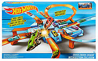 Гоночный Трек Хот Вилс опасный перекресток / Hot Wheels Criss Cross Crash Track Set