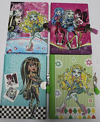 Блокнот на замку 3208H/MS "Monster High"