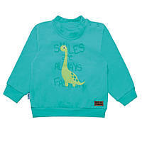 Светр дитячий для хлопчика GABBI Друзі Ментоловий на зріст 68 (11782)