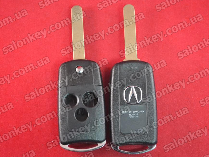 Викидний ключ Acura 3 кнопки корпус