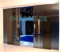 Скляні розсувні двері