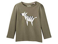 Реглан-лонгслів Зебра Lupilu для дівчинки 62/68