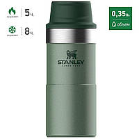 Термочашка Stanley Classic Trigger-action Hammertone Green 0.35 л