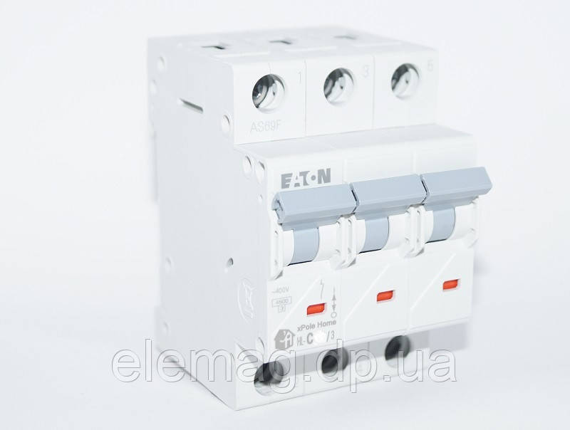 Автоматичний вимикач 20 А тип C 3 полюси HL-C20/3 Eaton 194792