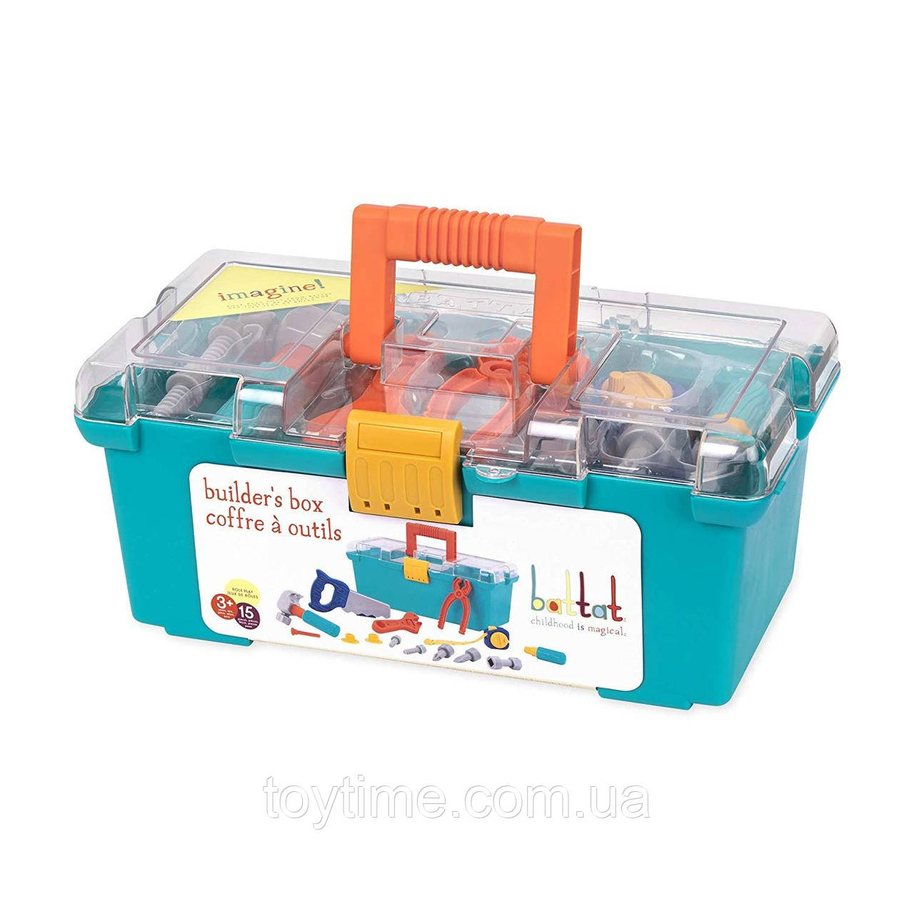 Дитячий набір будівельника від Battat/Battat — Builder Tool Box — Durable Kids Tool Set