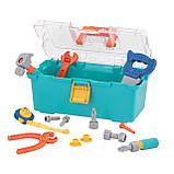 Дитячий набір будівельника від Battat/Battat — Builder Tool Box — Durable Kids Tool Set, фото 5