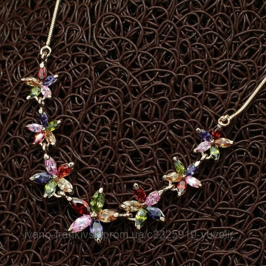 Кольє "Квітковий сад"
