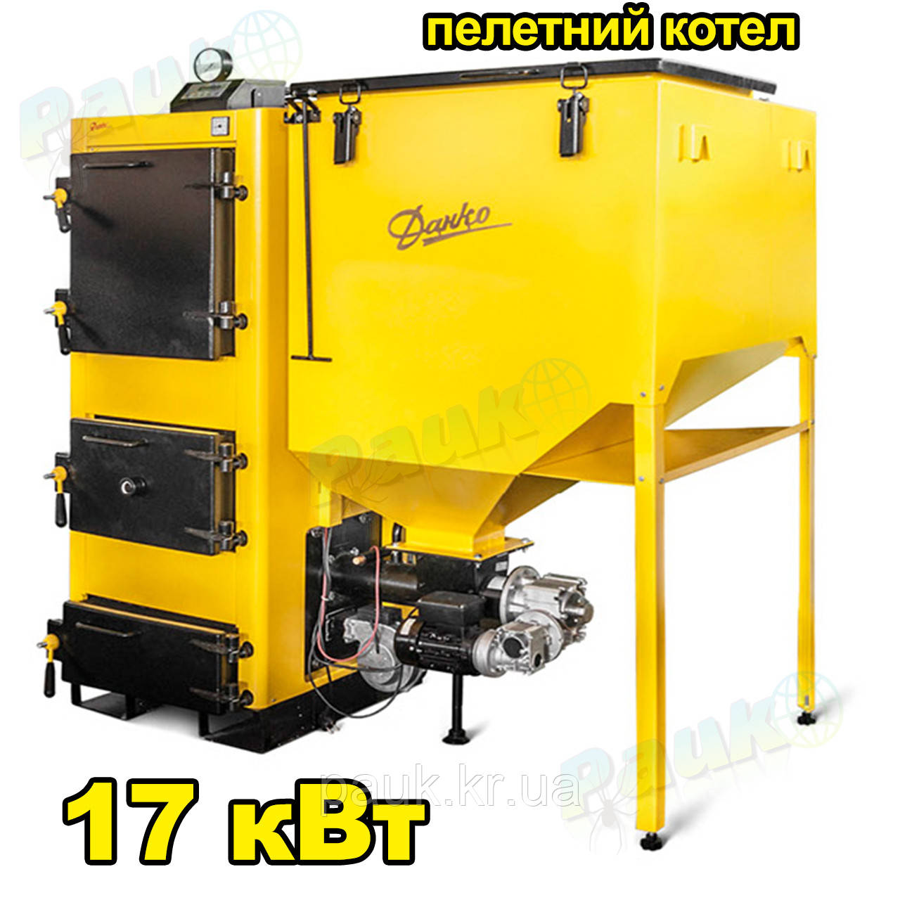 Котел на пелетах потужністю 17 кВт "Данко ТЕМ", фото 1