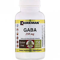GABA (Гамма-Аминомасляная Кислота), Kirkman Labs, 250 мг 150 капсул