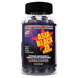Жироспалювач Cloma Pharma Asia Black (100 капсул.)