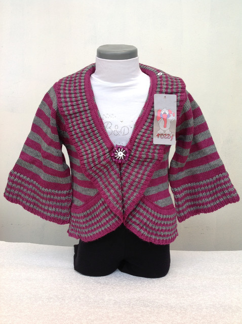 Болеро в'язане для дівчаток 128,140,152,164 зросту Tossy, фото 1