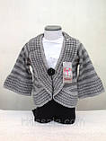 Болеро в'язане для дівчаток 128,140,152,164 зросту Tossy, фото 2