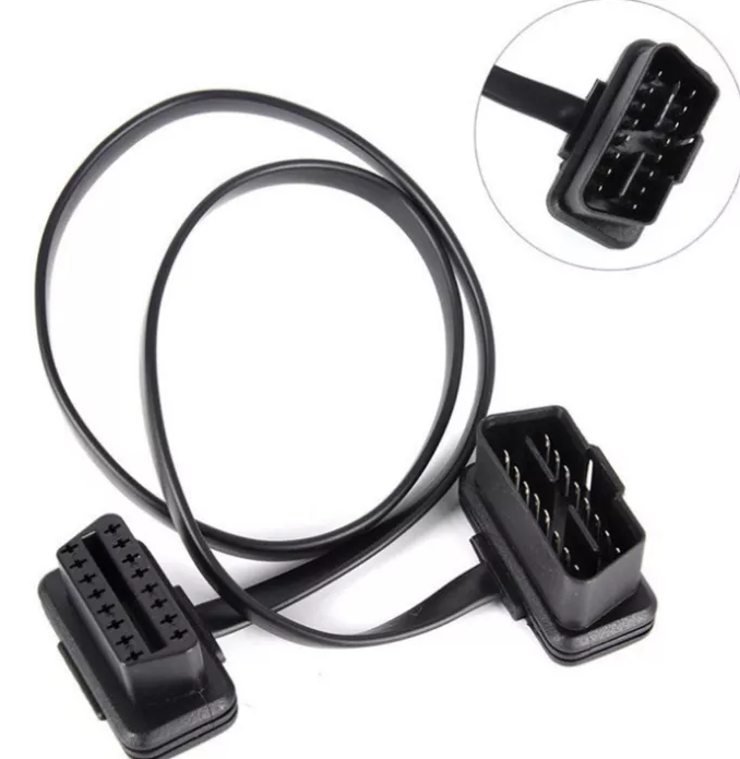 Кабель подовжувач 60см OBD2 ОБД 16-pin - тато х 16-pin мама