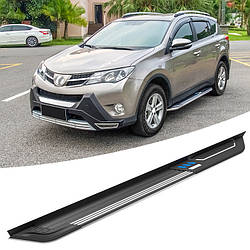 Бічні підніжки в штатні місця Toyota RAV4 2013-2018 р.в.