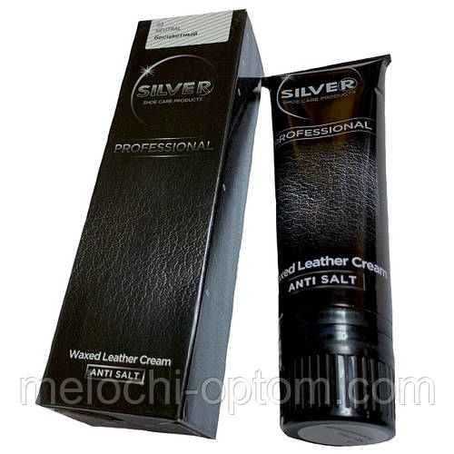 Крем-краска для обуви SILVER PROFESSIONAL 75ml для кожаных изделий ...