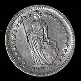 Монета Швейцарії 1/2 франка 1968-2014 рр., фото 2