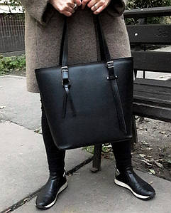 631 Натуральна шкіра Сумка жіноча шкіряна сумка чорна Сумка з натуральної шкіри чорна жіноча сумка чорна