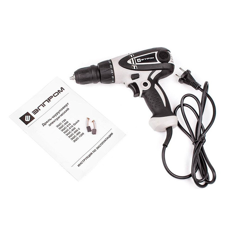 Мережевий шурупокрут Елпром ЕШС-810 Quick (знімний патрон), фото 1