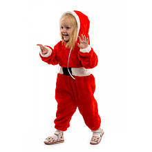 Новорічний костюм для малюка Санта Клаус комбінезон теплий