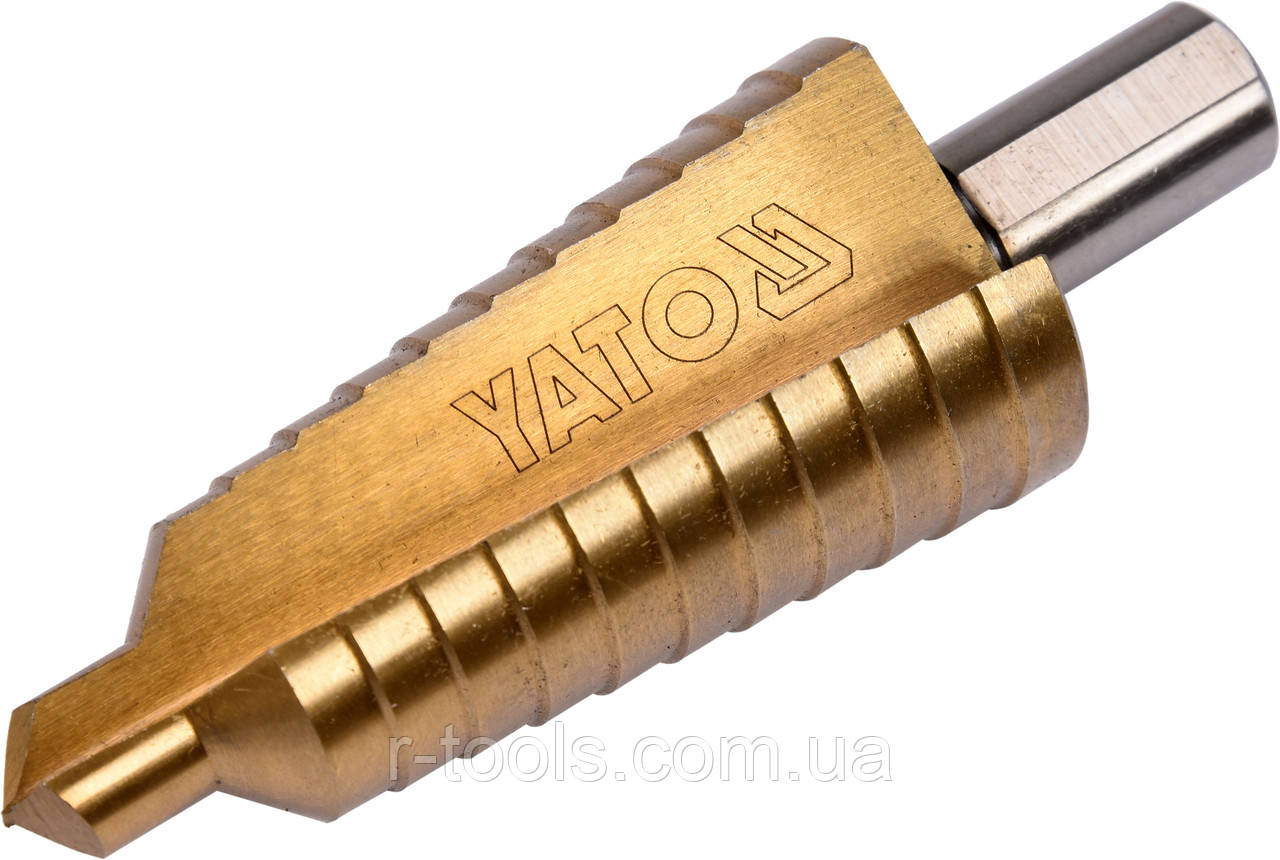 Свердло для металу конусне ступеневе HSS 4241 10-30 мм 87/60 мм Yato YT-44746