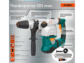 Перфоратор бочковий Sturm RH2540MVA : 2100Вт - 12Дж | SDS-Max Гарантія 24 місяці, фото 3