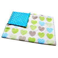 Плед для новонародженого Сердечка