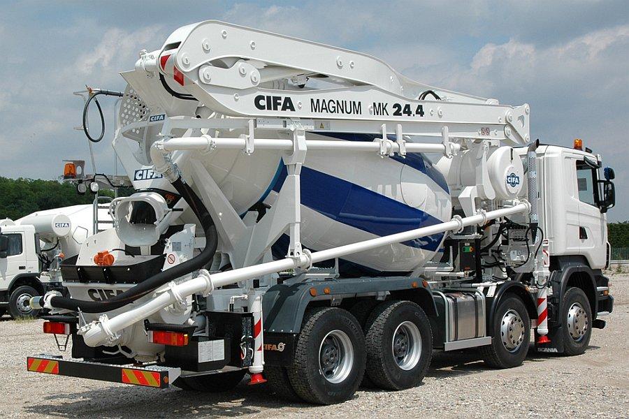 Автобетононасос Cifa MK 24.4 Z зі змішувачем Magnum