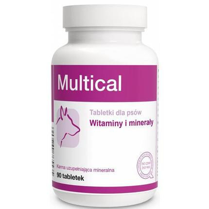 ВІТАМІННО-МІНЕРАЛЬНА ДОБАВКА ДЛЯ СОБАК MULTICAL Дольфос, Dolvit, 90 табл, фото 1