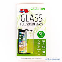 Защитное стекло Optima 5D iPhone X [M-design] White