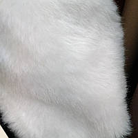 Искусственный мех отбеленный мех для пошива верхней одежды белый сублимация мех-белоснежный