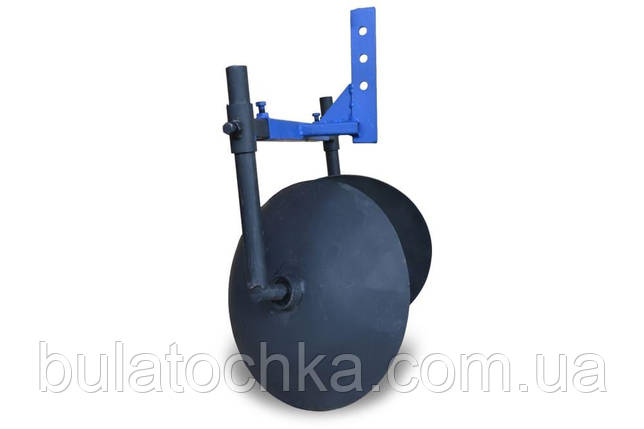 Дисковий підгортач ф 350мм на двох підшипниках, використовується для мотоблока, фото 2