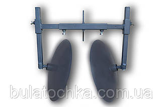 Окучник дисків для мотоблоку на рамці (дискі ф 400м на двох підшипниках), фото 3